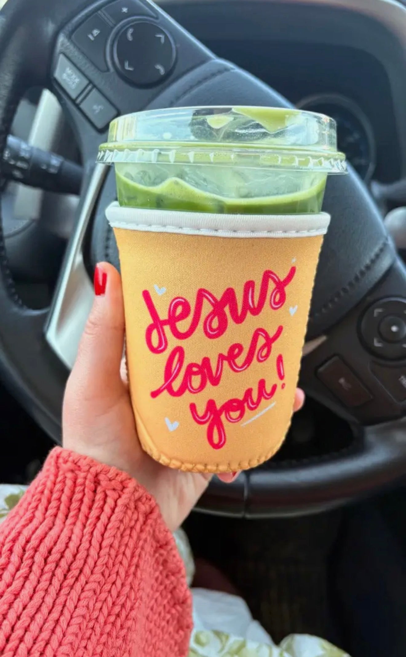 Jesus Loves You Drink Sleeve **LARGE